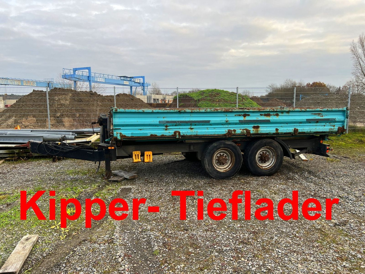 Obermaier 14 t Tandemkipper- Tieflader - Tipper trailer: picture 1 Obermaier 14 t Tandemkipper- Tieflader - Tipper trailer: picture 1
