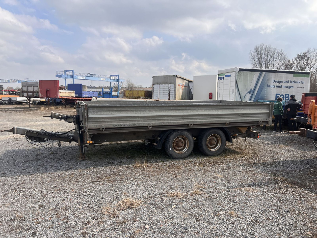 Tandemkipper- Tieflader - Tipper trailer: picture 1 Tandemkipper- Tieflader - Tipper trailer: picture 1
