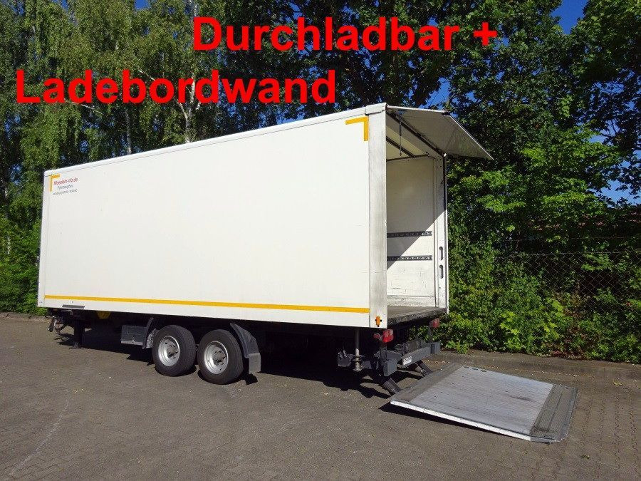 Tandemkoffer, Ladebordwand + Durchladbar - Closed box trailer: picture 1 Tandemkoffer, Ladebordwand + Durchladbar - Closed box trailer: picture 1