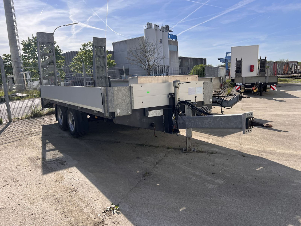 Tandemtieflader, wenig Benutzt - Low loader trailer: picture 2 Tandemtieflader, wenig Benutzt - Low loader trailer: picture 2