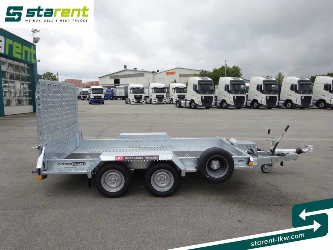 Brian James Trailers Digger Plant Schwerlast-Rampe - Autotransporter trailer: picture 4 Brian James Trailers Digger Plant Schwerlast-Rampe - Autotransporter trailer: picture 4