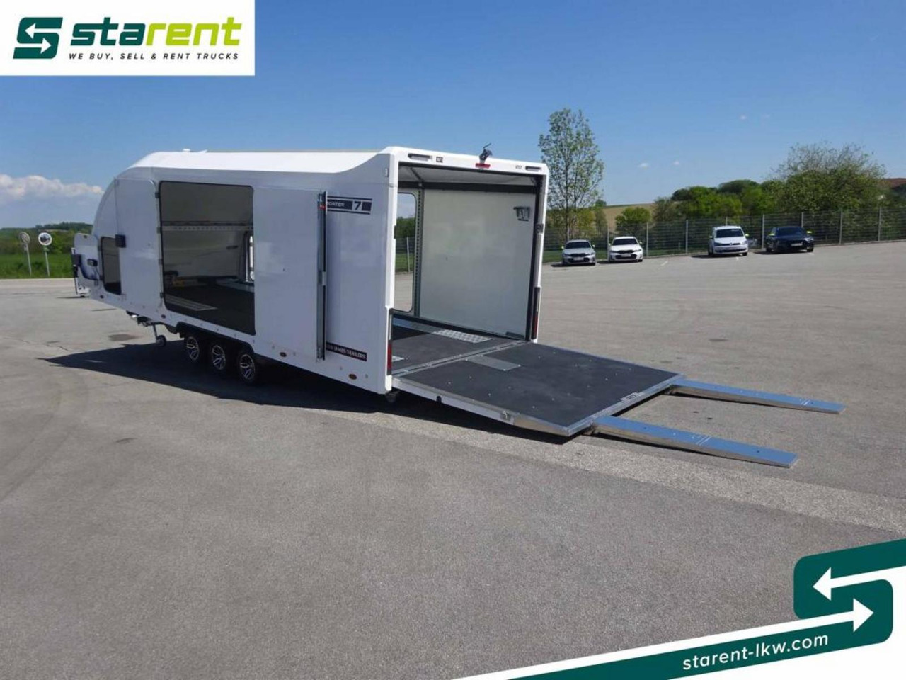 New Autotransporter trailer Brian James Trailers Race Transporter 7 Seilwinde elektrische Klappe: picture 16 New Autotransporter trailer Brian James Trailers Race Transporter 7 Seilwinde elektrische Klappe: picture 16