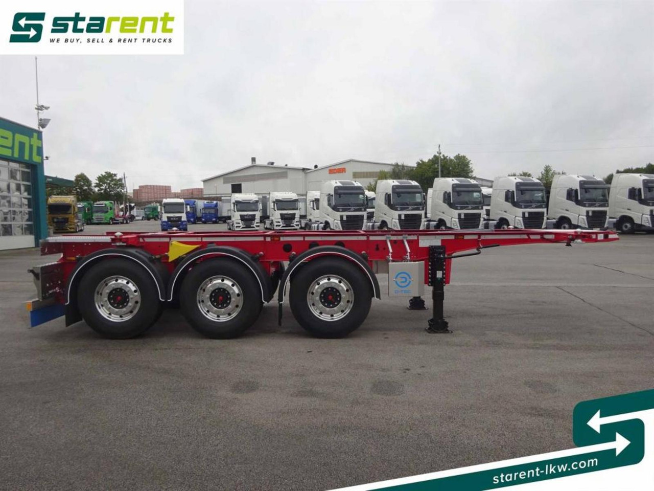D-TEC Containercarrier CC-20-3-T ADR 1x20 Lift-A - Container transporter/ Swap body trailer: picture 4 D-TEC Containercarrier CC-20-3-T ADR 1x20 Lift-A - Container transporter/ Swap body trailer: picture 4