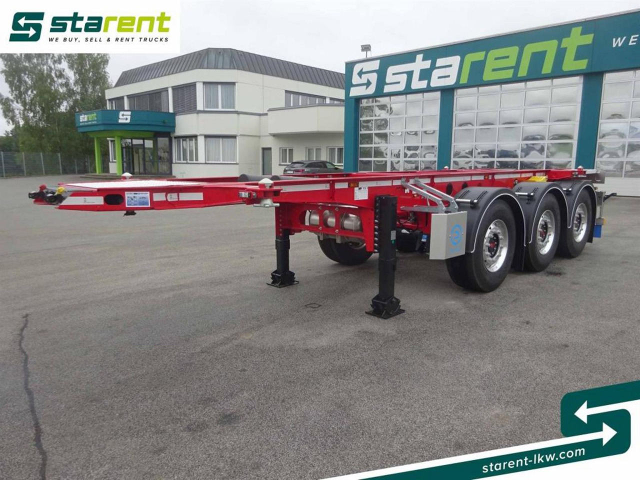 D-TEC Containercarrier CC-20-3-T ADR 1x20 Lift-A - Container transporter/ Swap body trailer: picture 1 D-TEC Containercarrier CC-20-3-T ADR 1x20 Lift-A - Container transporter/ Swap body trailer: picture 1