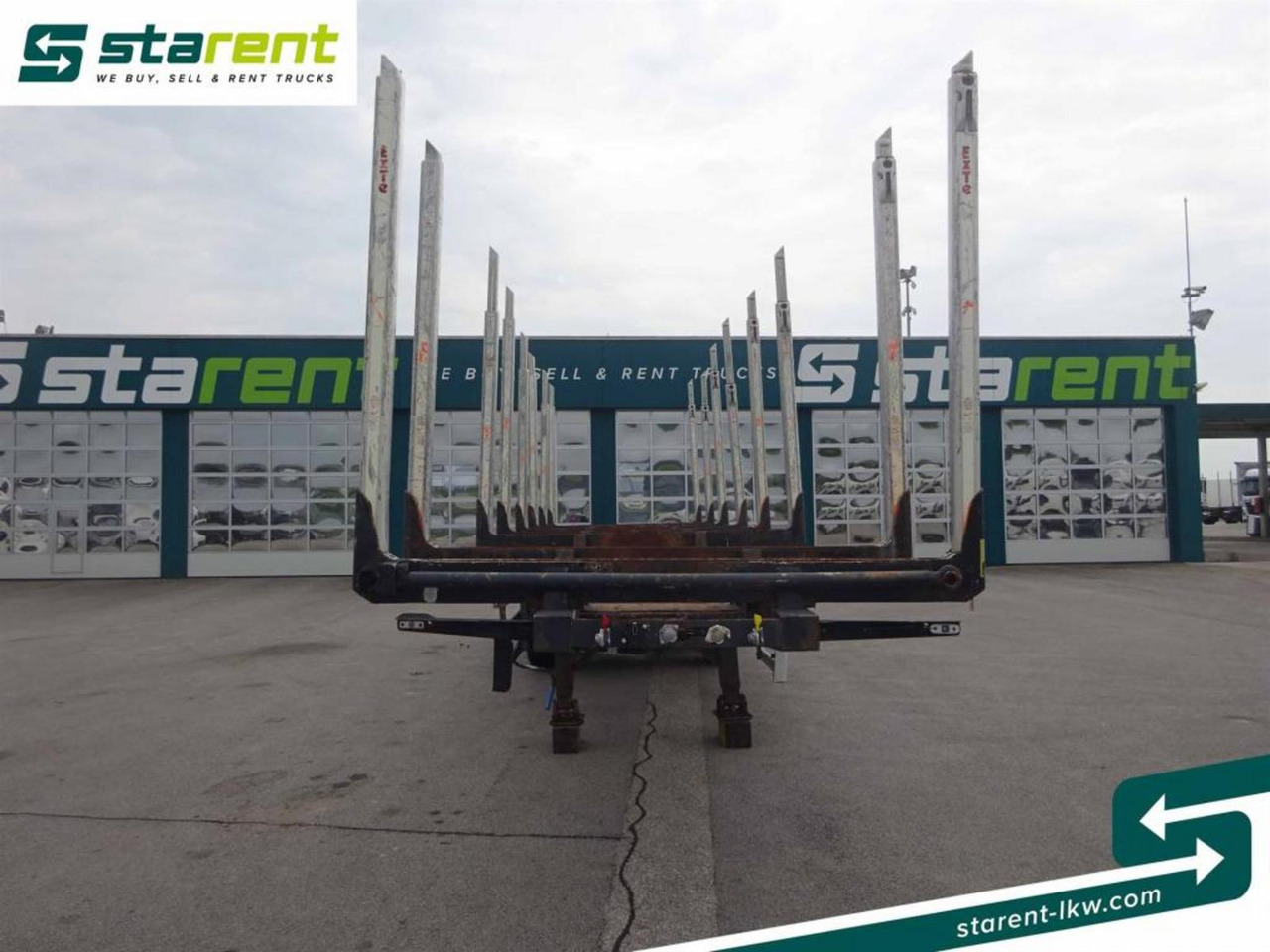Hangler Holzrungen Auflieger Exte Rungen Lift-A Lenkachse - Timber semi-trailer: picture 2 Hangler Holzrungen Auflieger Exte Rungen Lift-A Lenkachse - Timber semi-trailer: picture 2