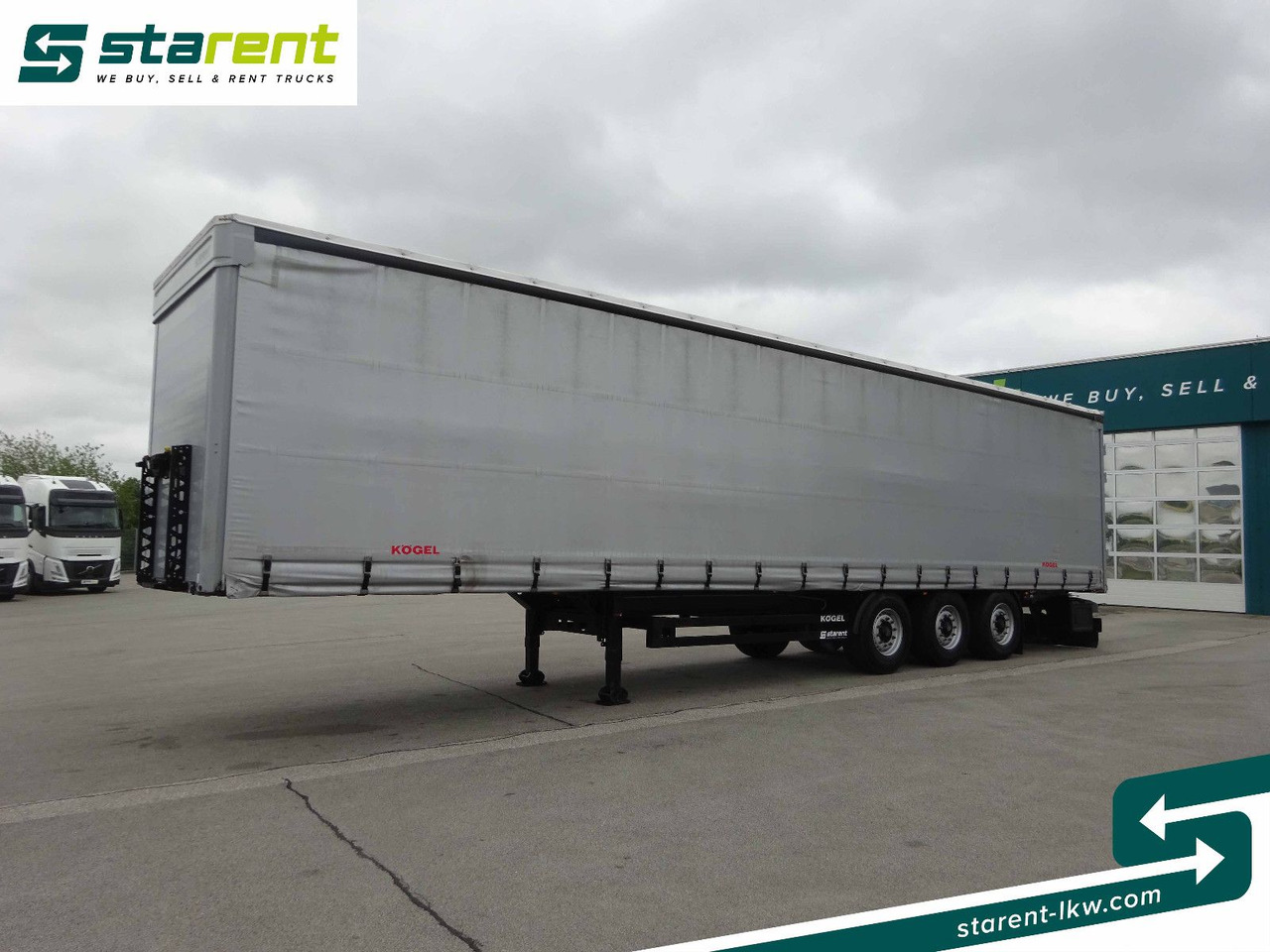 Kögel Tautliner, Liftachse, Hubdach, XL Zertifikat - Curtainsider semi-trailer: picture 1 Kögel Tautliner, Liftachse, Hubdach, XL Zertifikat - Curtainsider semi-trailer: picture 1