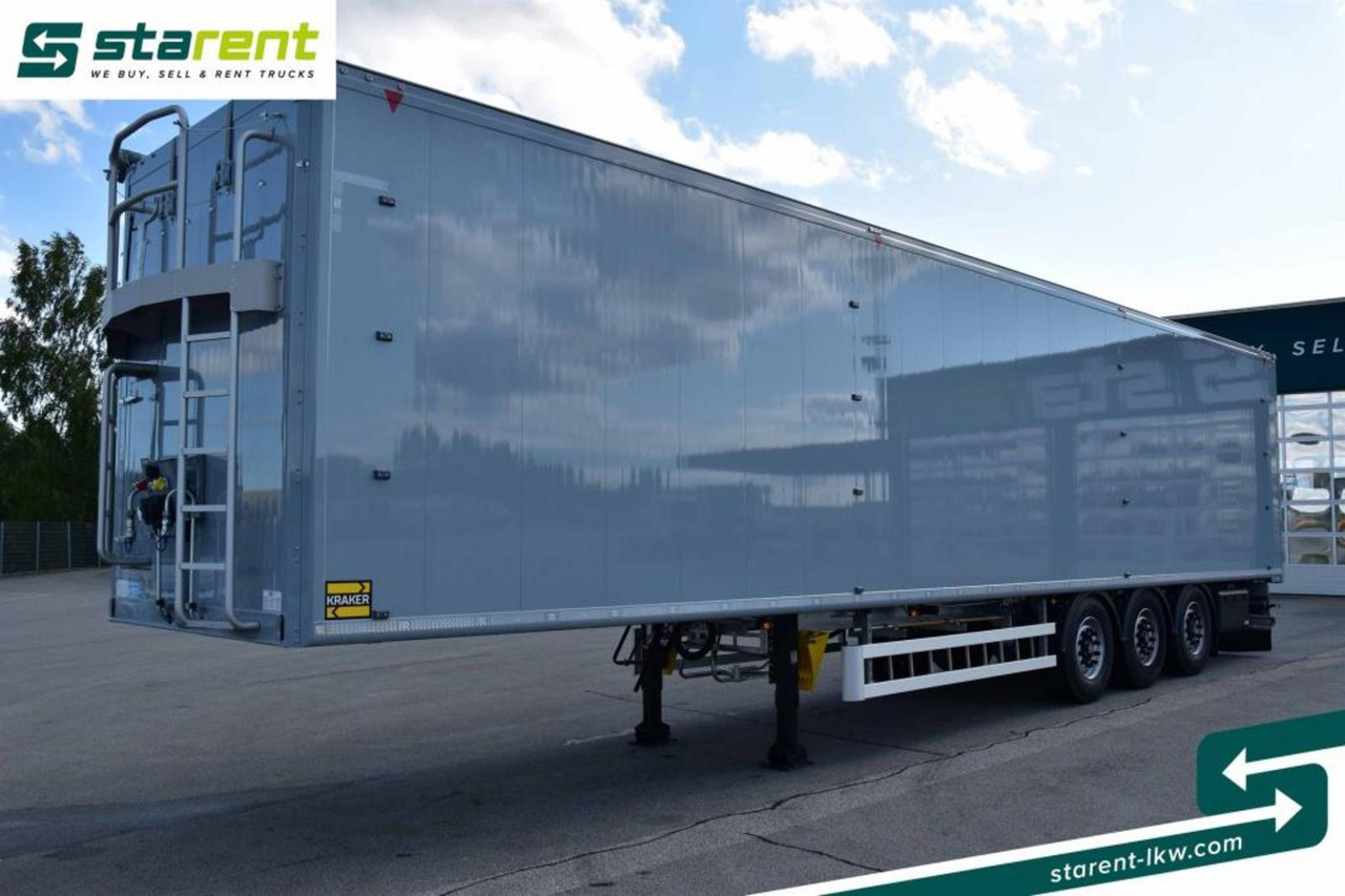 Kraker 10 mm 92m³ BPW-Achsen Funk. Verzinkt Liftachse - Walking floor semi-trailer: picture 1 Kraker 10 mm 92m³ BPW-Achsen Funk. Verzinkt Liftachse - Walking floor semi-trailer: picture 1