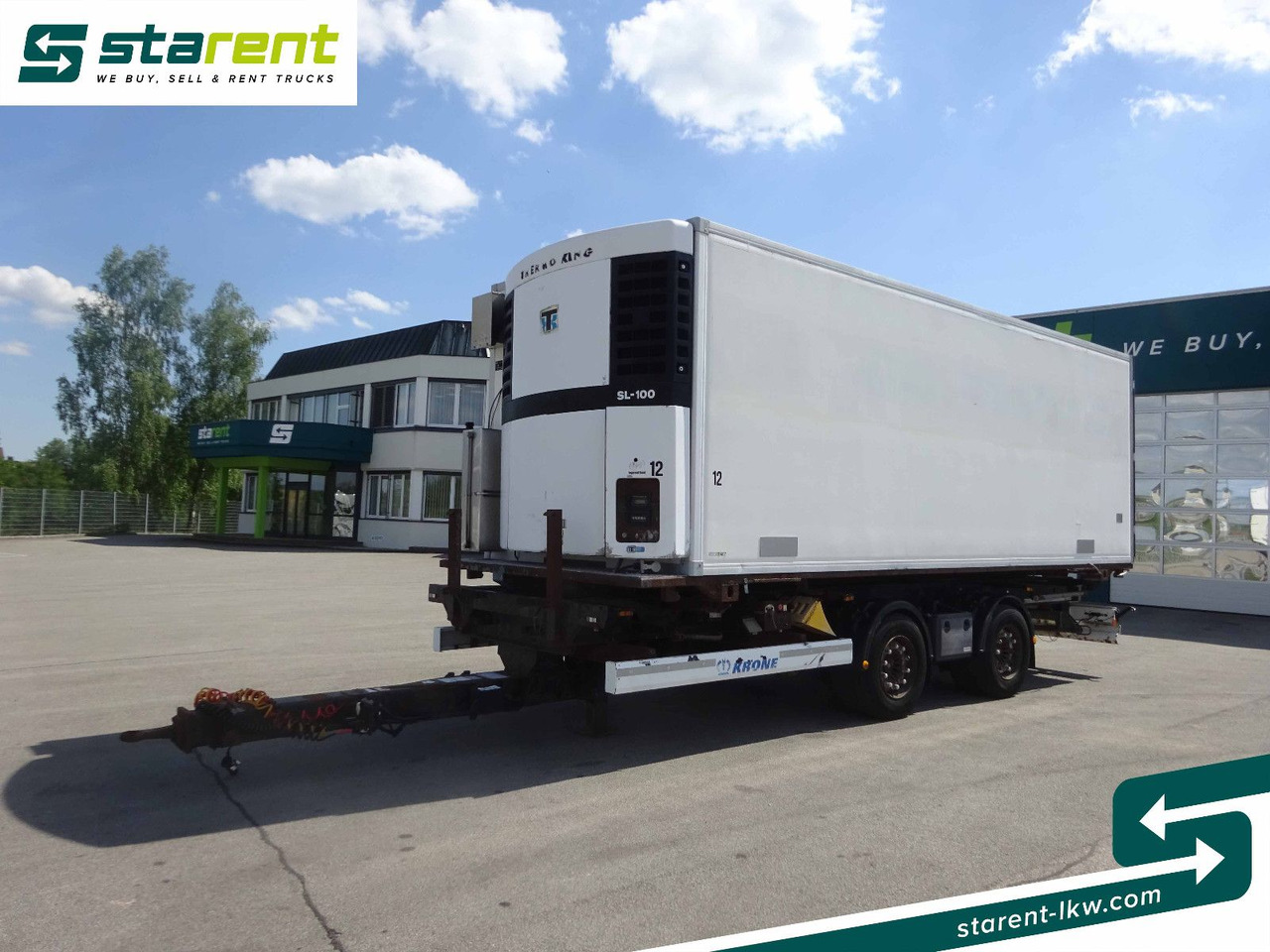 Krone Jumbotandemlafette, BDF Wechselrahmen - Refrigerator trailer: picture 1 Krone Jumbotandemlafette, BDF Wechselrahmen - Refrigerator trailer: picture 1
