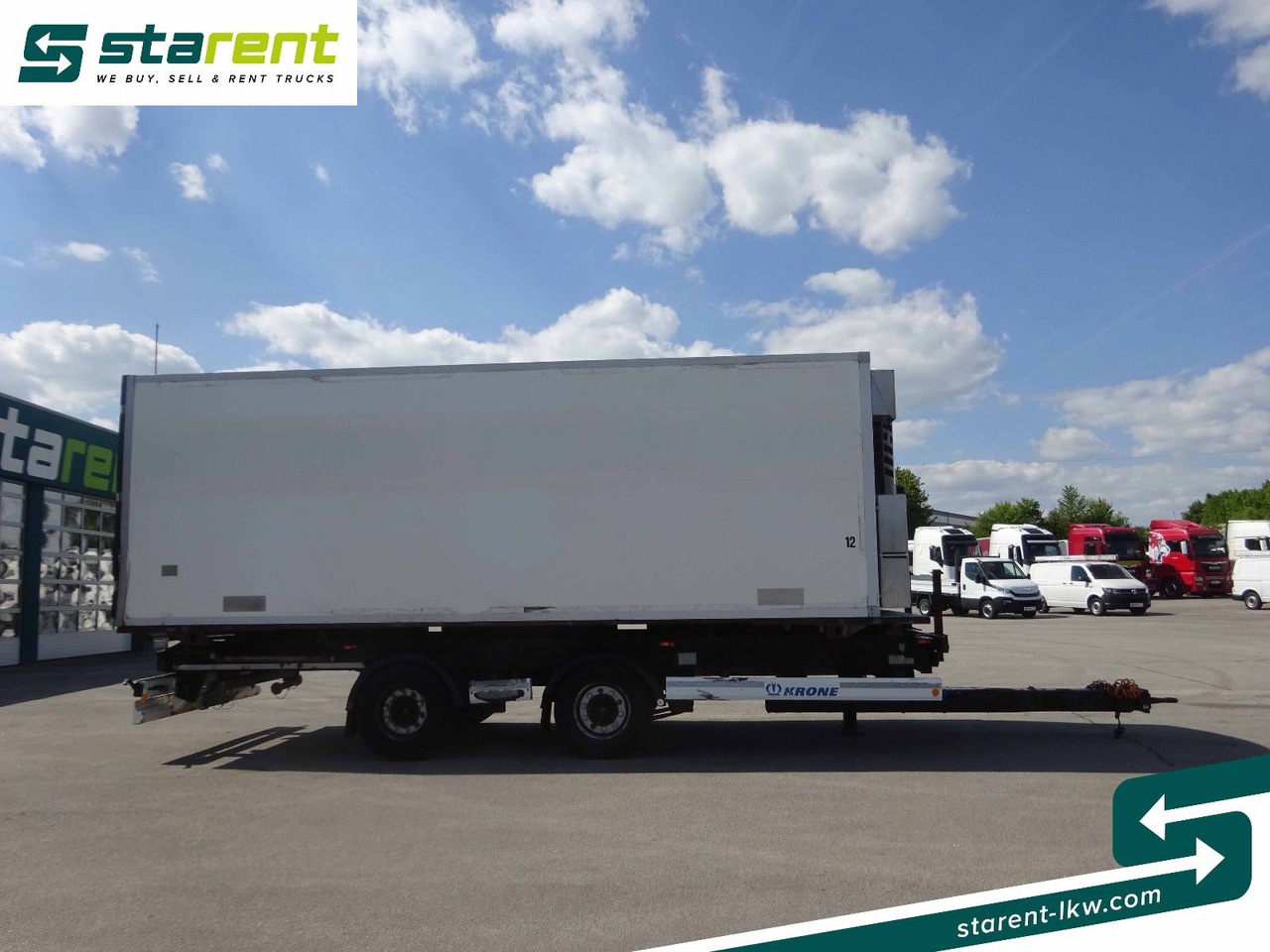 Krone Jumbotandemlafette, BDF Wechselrahmen - Refrigerator trailer: picture 4 Krone Jumbotandemlafette, BDF Wechselrahmen - Refrigerator trailer: picture 4