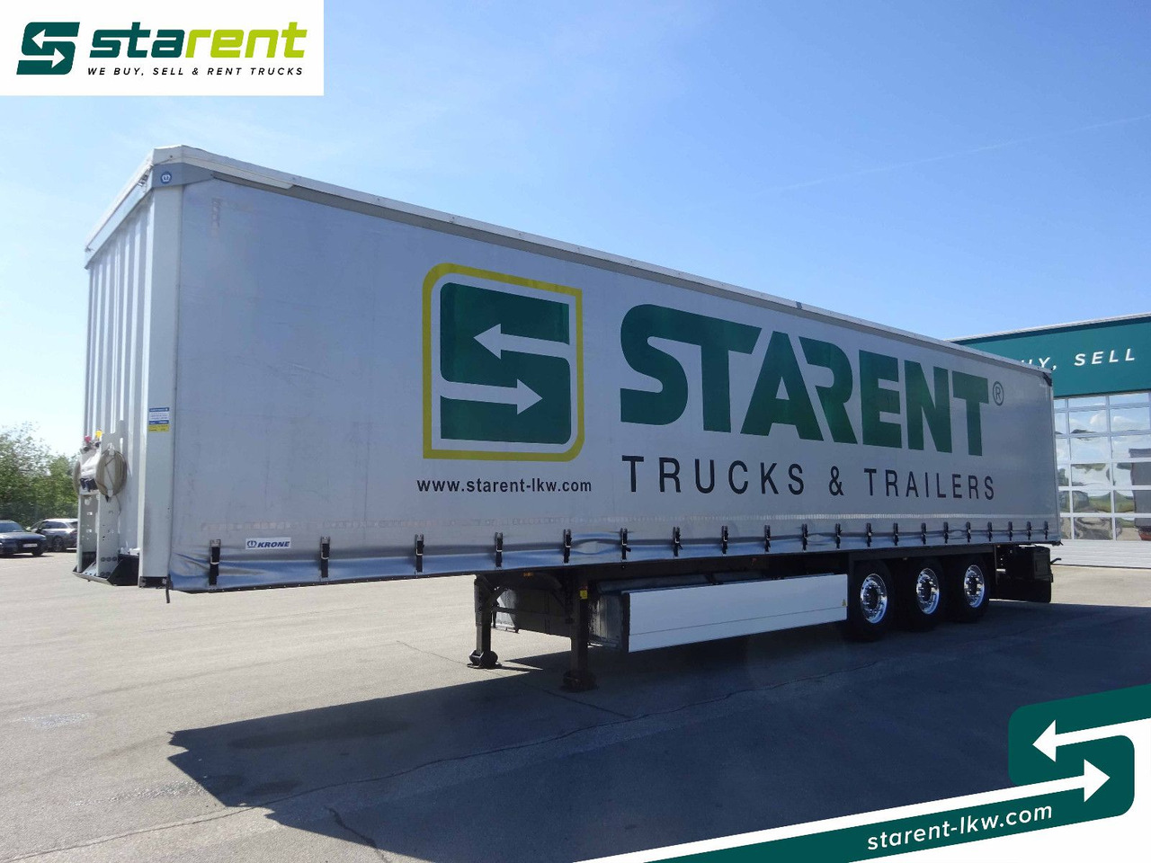 Krone Tautliner, Hubdach, Liftachse, Alcoa, Palka - Curtainsider semi-trailer: picture 1 Krone Tautliner, Hubdach, Liftachse, Alcoa, Palka - Curtainsider semi-trailer: picture 1