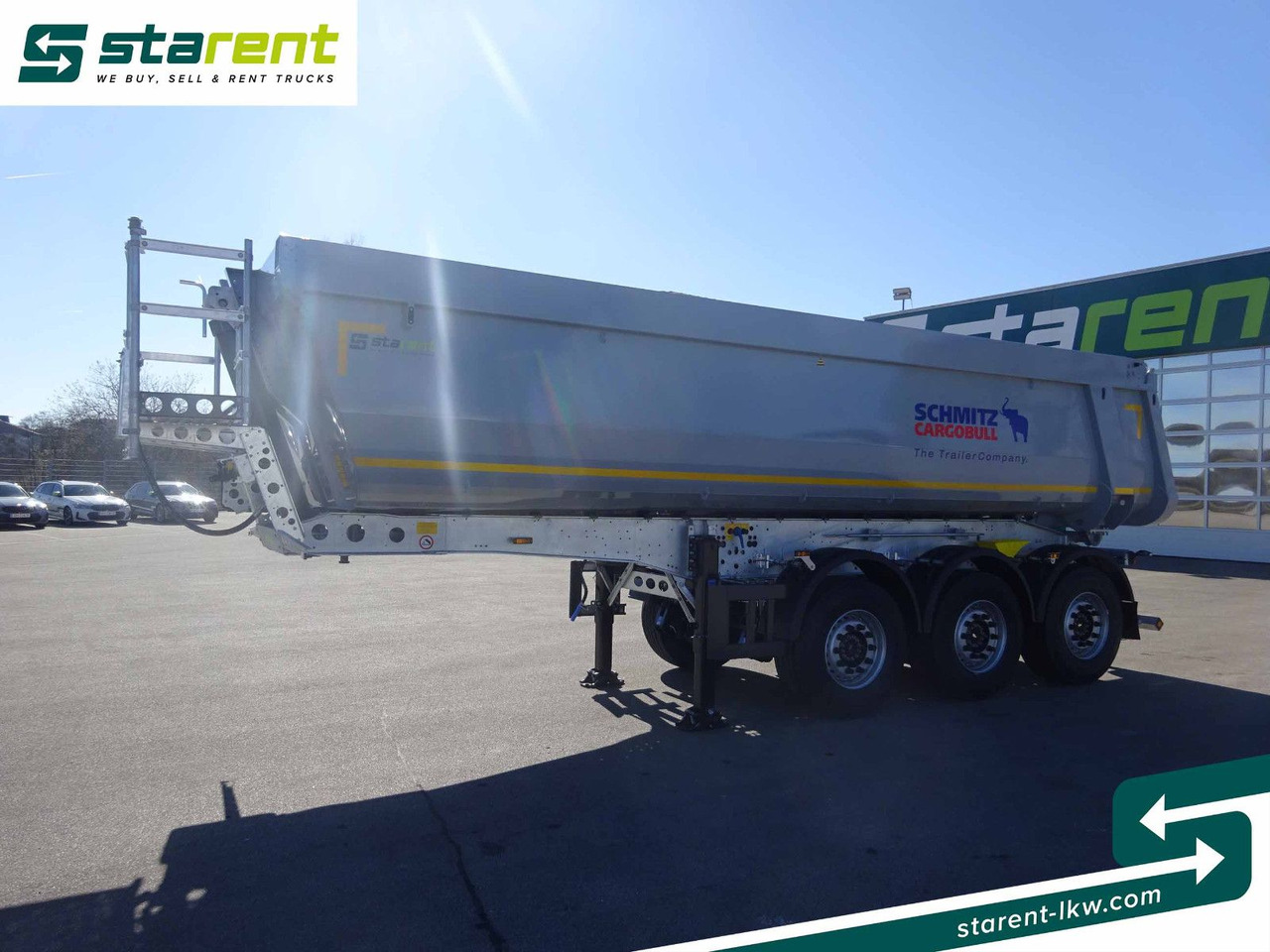 Schmitz Cargobull 3-Achs Kipper, 24m³, Liftachse, Alu Felgen - Tipper semi-trailer: picture 1 Schmitz Cargobull 3-Achs Kipper, 24m³, Liftachse, Alu Felgen - Tipper semi-trailer: picture 1