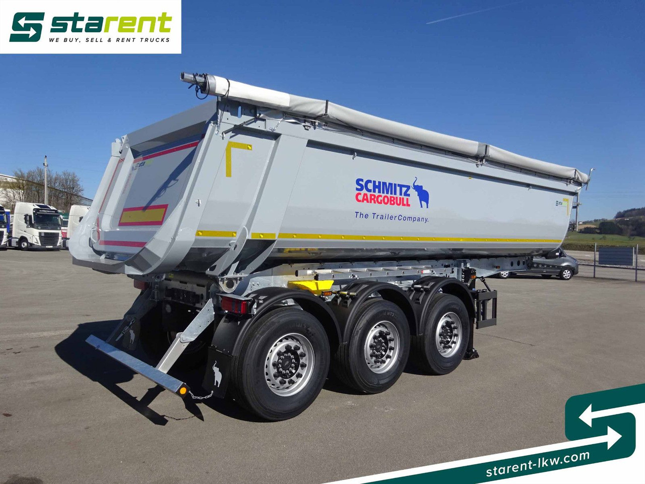 Schmitz Cargobull 3-Achs Kipper, 24m³, Liftachse, Alu Felgen - Tipper semi-trailer: picture 5 Schmitz Cargobull 3-Achs Kipper, 24m³, Liftachse, Alu Felgen - Tipper semi-trailer: picture 5