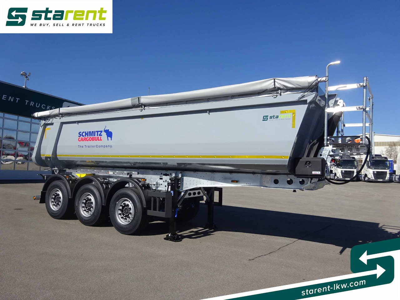 Schmitz Cargobull 3-Achs Kipper, 24m³, Liftachse, Alu Felgen - Tipper semi-trailer: picture 3 Schmitz Cargobull 3-Achs Kipper, 24m³, Liftachse, Alu Felgen - Tipper semi-trailer: picture 3