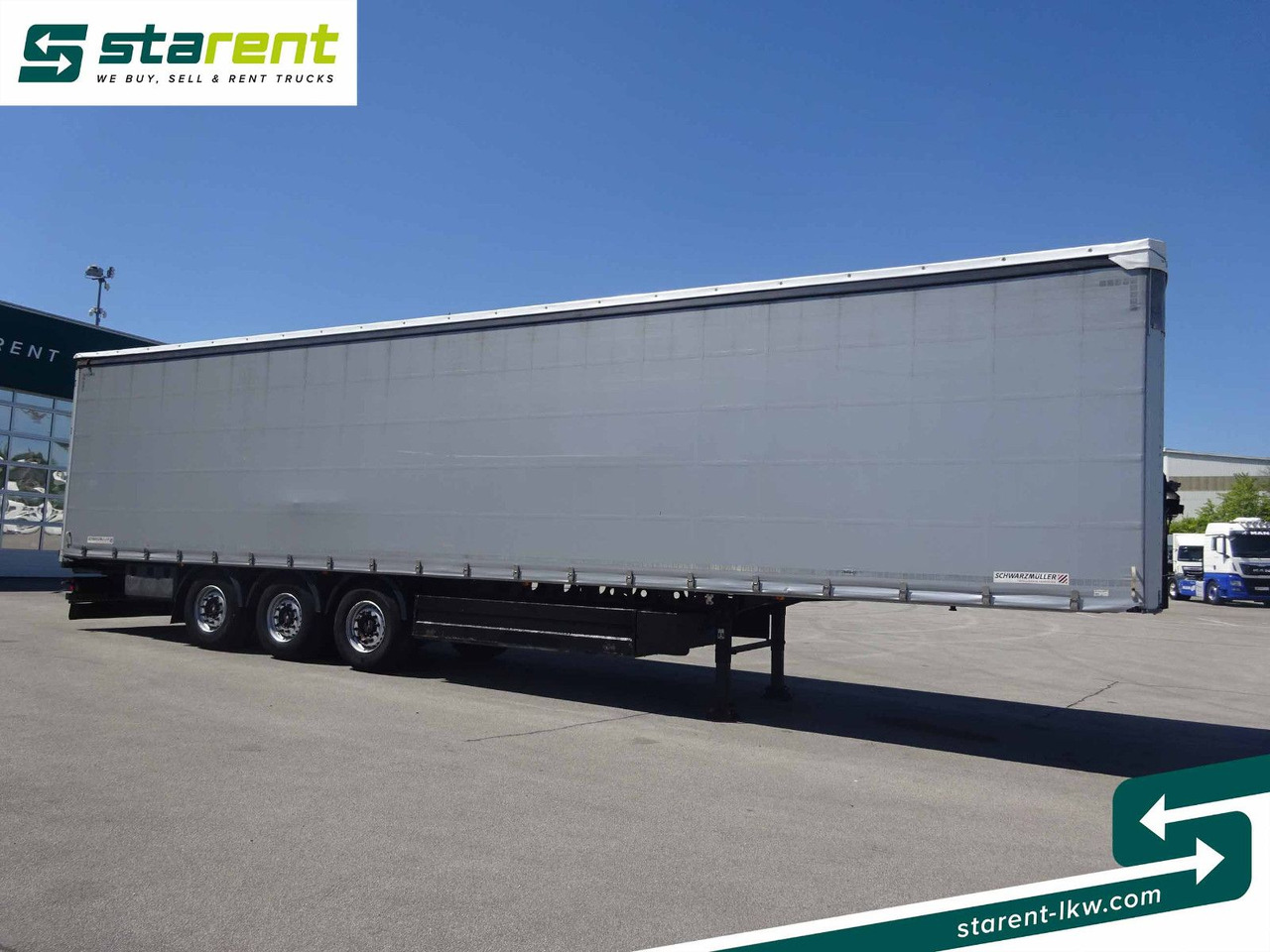Schwarzmüller Tautliner, Liftachsen, Palettenkasten, SAF - Curtainsider semi-trailer: picture 3 Schwarzmüller Tautliner, Liftachsen, Palettenkasten, SAF - Curtainsider semi-trailer: picture 3
