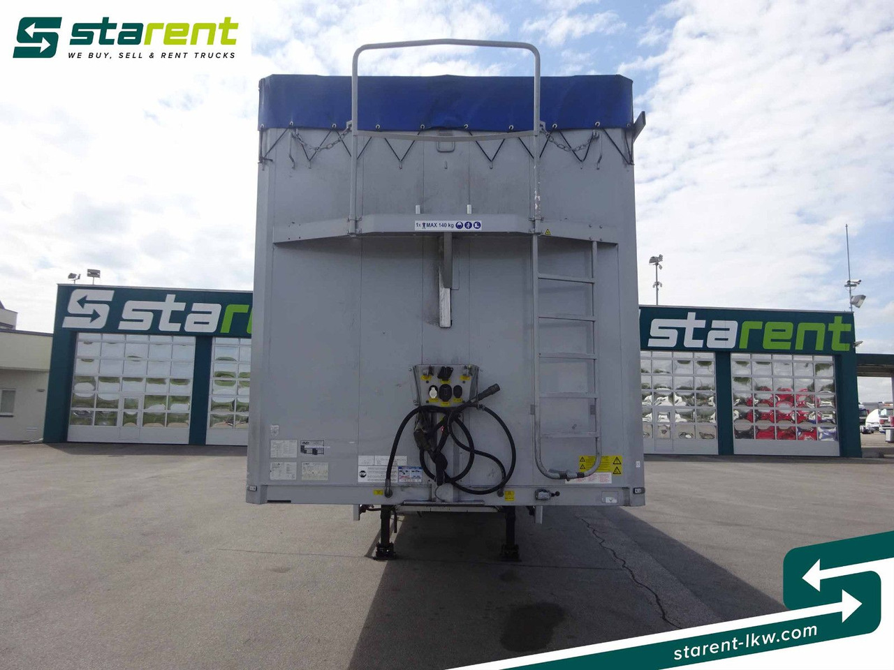 Stas Schubbodenauflieger, 92 m³, Funkfernbedienung - Walking floor semi-trailer: picture 2 Stas Schubbodenauflieger, 92 m³, Funkfernbedienung - Walking floor semi-trailer: picture 2