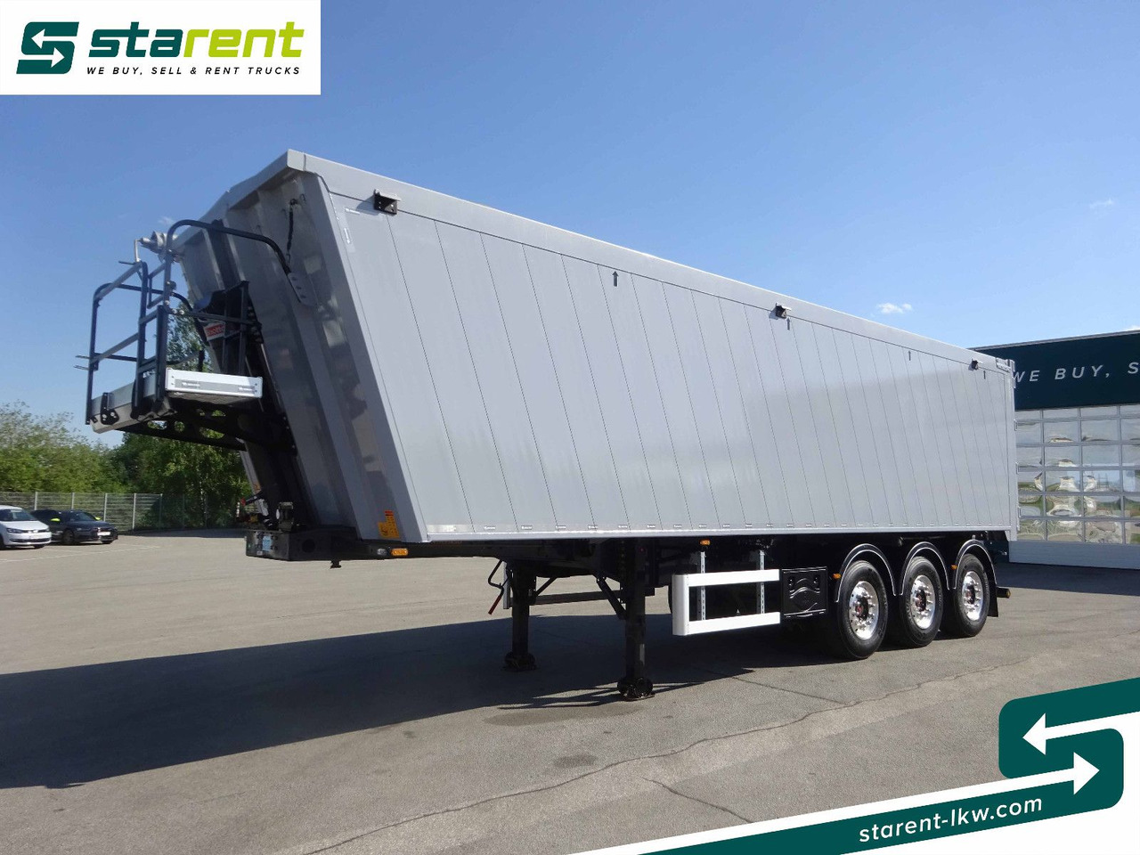 Wielton 3-Achs Kipper, 50m³, Universalklappe, Alufelgen - Tipper semi-trailer: picture 1 Wielton 3-Achs Kipper, 50m³, Universalklappe, Alufelgen - Tipper semi-trailer: picture 1