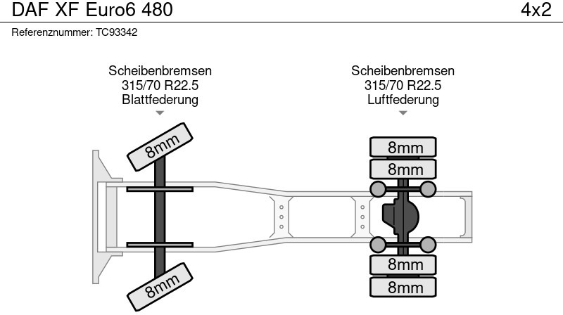 Tractor unit DAF XF Euro6 480: picture 7