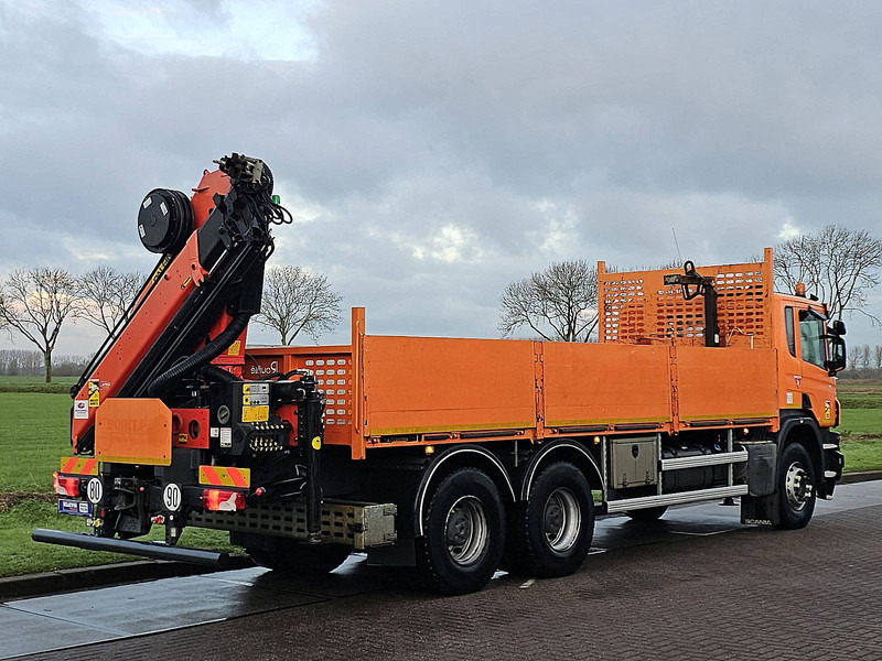 Scania P410 PK18002-4 hydr - Dropside/ Flatbed truck, Crane truck: picture 3 Scania P410 PK18002-4 hydr - Dropside/ Flatbed truck, Crane truck: picture 3