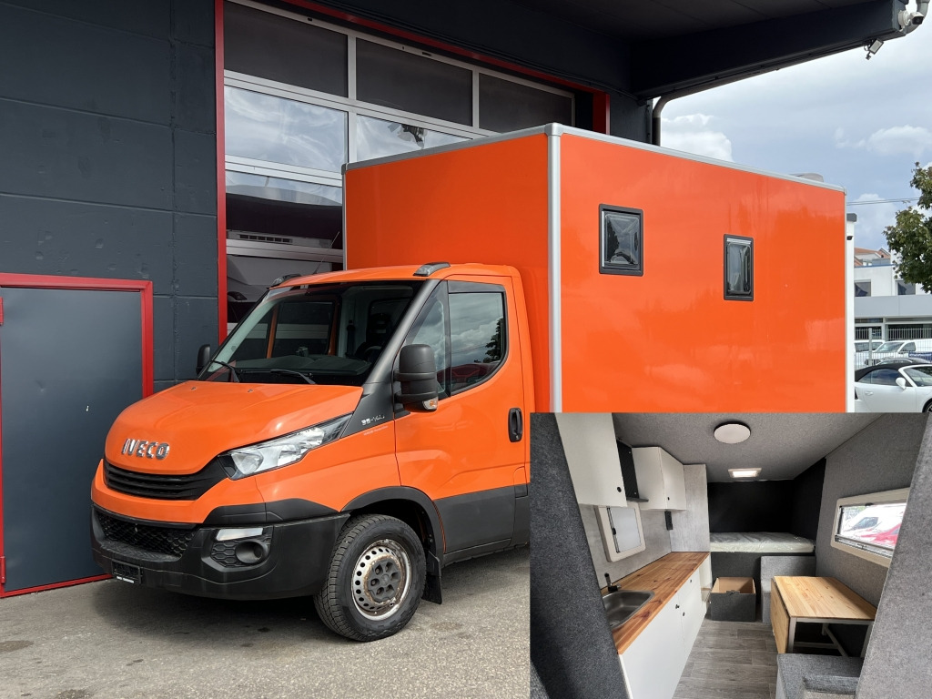 Iveco Daily 35S14 Klima Orig.127'km Küche Doppelbett - Camper: picture 1 Iveco Daily 35S14 Klima Orig.127'km Küche Doppelbett - Camper: picture 1