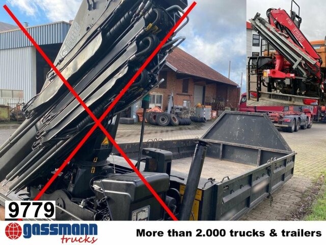 Abrollcontainer mit Kran, Fassi F120B.2.24, Funk - Roll-off container: picture 1 Abrollcontainer mit Kran, Fassi F120B.2.24, Funk - Roll-off container: picture 1