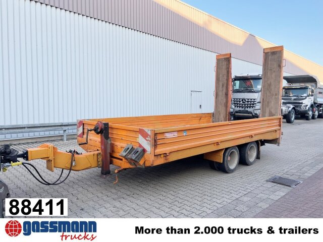 Blomenröhr Tandem Tiefladeanhänger - Low loader trailer: picture 1 Blomenröhr Tandem Tiefladeanhänger - Low loader trailer: picture 1
