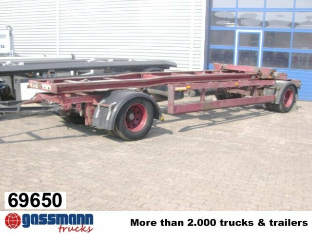 EGGERS 2-A-Abrollanhänger, 7,5m Cont. Schlitten - Roll-off/ Skip trailer: picture 1 EGGERS 2-A-Abrollanhänger, 7,5m Cont. Schlitten - Roll-off/ Skip trailer: picture 1