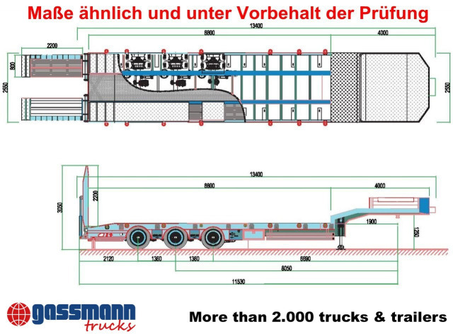 GVN Trailer 329 - Low loader semi-trailer: picture 5 GVN Trailer 329 - Low loader semi-trailer: picture 5