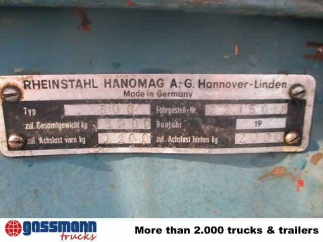 Hanomag Granit 500 - Farm tractor: picture 4 Hanomag Granit 500 - Farm tractor: picture 4
