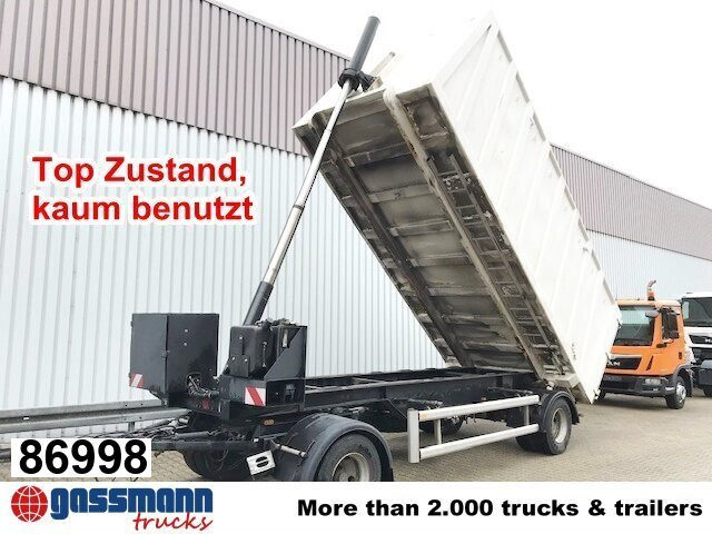 Hüffermann HDK 1860 Hinterkippmulde ca. 28m³ mit - Container transporter/ Swap body trailer: picture 1 Hüffermann HDK 1860 Hinterkippmulde ca. 28m³ mit - Container transporter/ Swap body trailer: picture 1