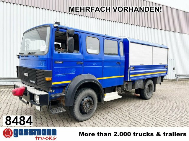 Iveco 120-23 AW 4x4 Doka, V8-Motor, Gerätewagen, - Fire truck: picture 1 Iveco 120-23 AW 4x4 Doka, V8-Motor, Gerätewagen, - Fire truck: picture 1