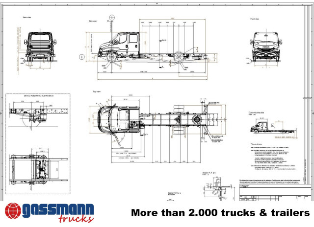Iveco Daily 72C18H/P DK 4x2, Nebenantrieb, Mehrfach - Cab chassis truck: picture 5 Iveco Daily 72C18H/P DK 4x2, Nebenantrieb, Mehrfach - Cab chassis truck: picture 5