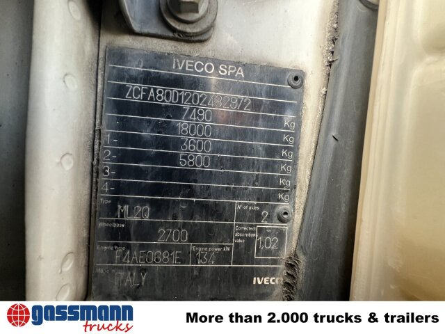 Iveco EuroCargo ML80E18K 4x2 - Tipper: picture 2 Iveco EuroCargo ML80E18K 4x2 - Tipper: picture 2