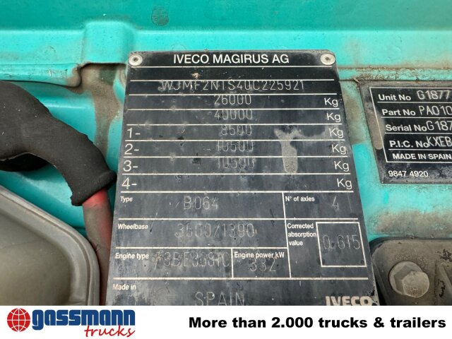 Iveco Trakker AD260T45W 6x6 - Cab chassis truck: picture 5 Iveco Trakker AD260T45W 6x6 - Cab chassis truck: picture 5
