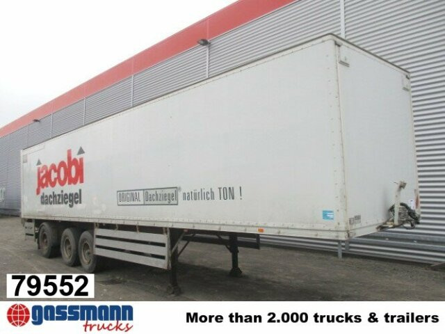 Kögel SF 24 Kofferauflieger, gelenkte Achse, Rolltor, - Closed box semi-trailer: picture 1 Kögel SF 24 Kofferauflieger, gelenkte Achse, Rolltor, - Closed box semi-trailer: picture 1