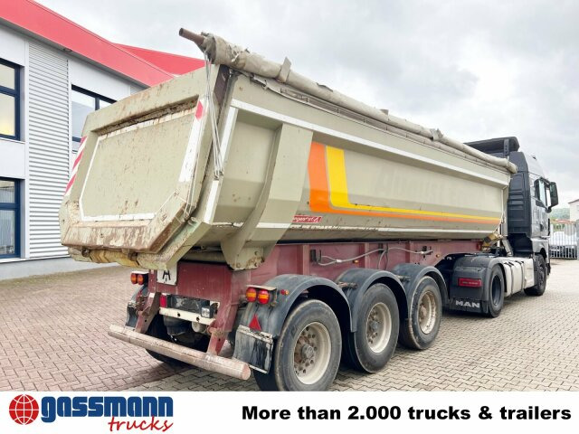 Tipper semi-trailer Langendorf SKS-HS 24/28, Stahlmulde ca. 24m³, Liftachse: picture 6