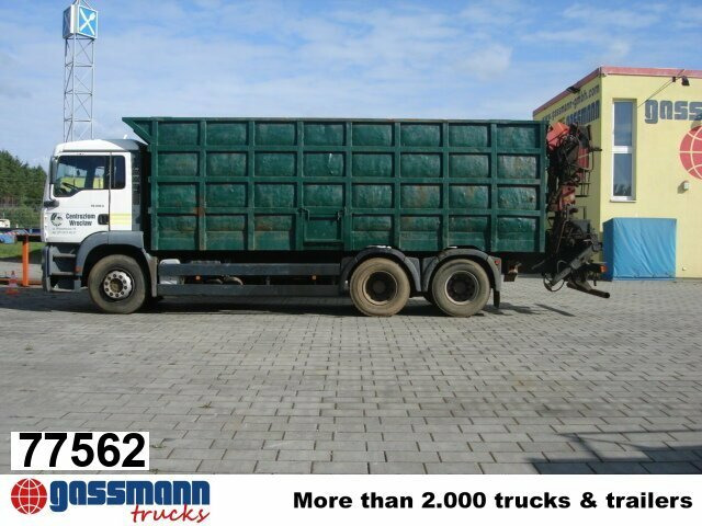 MAN TGA 26.413 BB 6x4 mit Heckkran Jonsered 1020 - Tipper: picture 1 MAN TGA 26.413 BB 6x4 mit Heckkran Jonsered 1020 - Tipper: picture 1