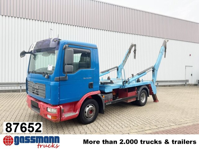 MAN TGL 12.240 4X2 BB, Tele-Absetzer - Skip loader truck: picture 1 MAN TGL 12.240 4X2 BB, Tele-Absetzer - Skip loader truck: picture 1