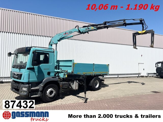 MAN TGM 18.290 4X2 BL mit Kran Hyva HB 150C - Tipper, Crane truck: picture 1 MAN TGM 18.290 4X2 BL mit Kran Hyva HB 150C - Tipper, Crane truck: picture 1