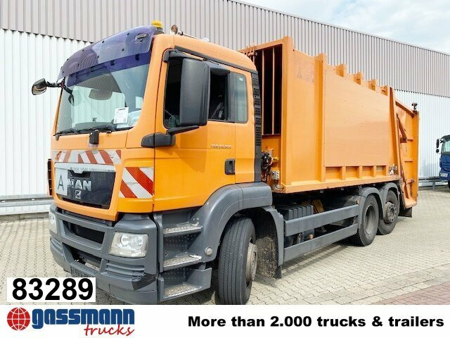 MAN TGS 26.320 6x2-4 BL, Lenkachse, Haller X2, - Garbage truck: picture 1 MAN TGS 26.320 6x2-4 BL, Lenkachse, Haller X2, - Garbage truck: picture 1