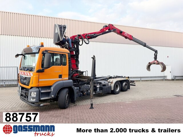 MAN TGS 26.400 6x2-4 BL, Motorabtrieb, - Hook lift truck, Crane truck: picture 1 MAN TGS 26.400 6x2-4 BL, Motorabtrieb, - Hook lift truck, Crane truck: picture 1