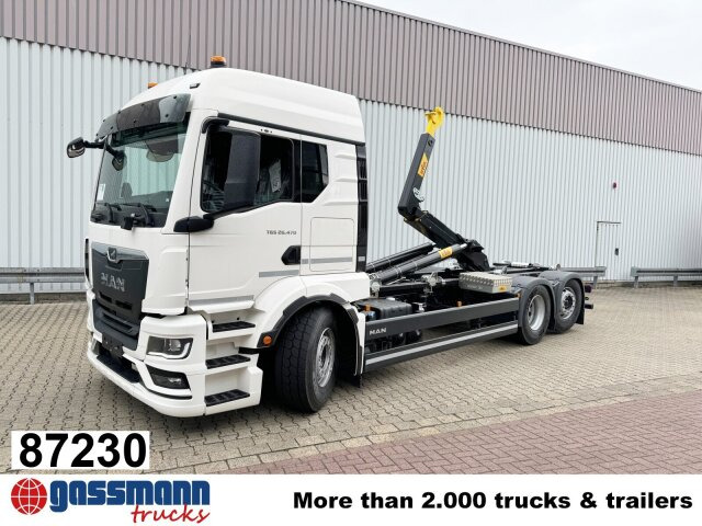 MAN TGS 26.470 6x2-4 LL CH, Retarder, Navi, - Hook lift truck: picture 1 MAN TGS 26.470 6x2-4 LL CH, Retarder, Navi, - Hook lift truck: picture 1