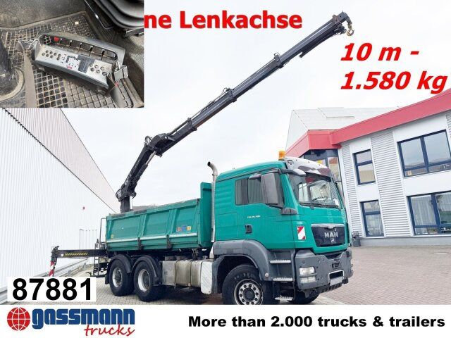 MAN TGS 26.480 6x4 BL Maurer, Lenkachse, Bordmatik, - Tipper, Crane truck: picture 1 MAN TGS 26.480 6x4 BL Maurer, Lenkachse, Bordmatik, - Tipper, Crane truck: picture 1