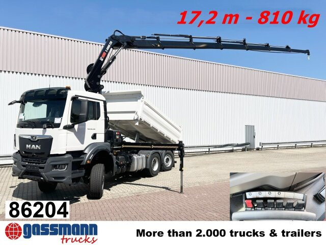 MAN TGS 28.430 6x4-4 BL CH, Lenk-/Liftachse, Kran - Tipper, Crane truck: picture 1 MAN TGS 28.430 6x4-4 BL CH, Lenk-/Liftachse, Kran - Tipper, Crane truck: picture 1