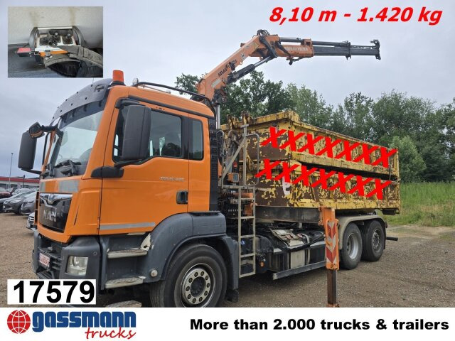 MAN TGS 28.440 6x2-4 BL, Atlas Kran VDL - Hook lift truck, Crane truck: picture 1 MAN TGS 28.440 6x2-4 BL, Atlas Kran VDL - Hook lift truck, Crane truck: picture 1