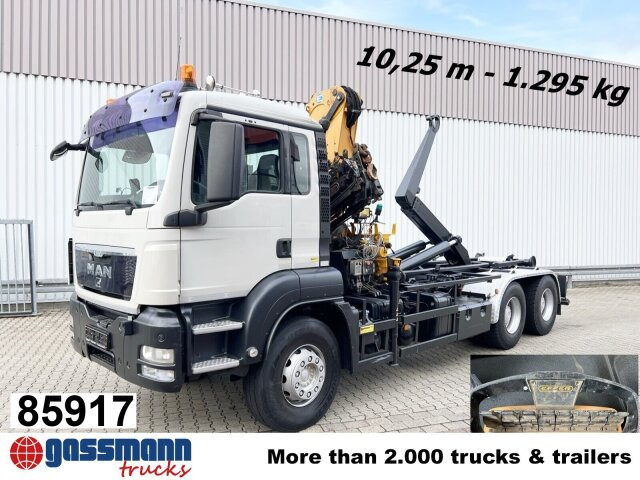 MAN TGS 33.440 6X4 BL mit Kran Effer 165-3S, Funk - Hook lift truck, Crane truck: picture 1 MAN TGS 33.440 6X4 BL mit Kran Effer 165-3S, Funk - Hook lift truck, Crane truck: picture 1