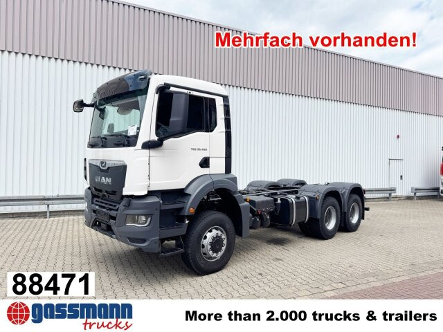 MAN TGS 33.480 6x6 BB CH, Hohe Bauart, Nebenantrieb - Cab chassis truck: picture 1 MAN TGS 33.480 6x6 BB CH, Hohe Bauart, Nebenantrieb - Cab chassis truck: picture 1