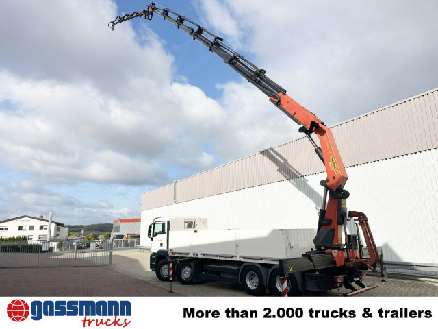 Dropside/ Flatbed truck, Crane truck MAN TGS 35.440 8x4 BL, Navi, Heckkran Palfinger: picture 10 Dropside/ Flatbed truck, Crane truck MAN TGS 35.440 8x4 BL, Navi, Heckkran Palfinger: picture 10