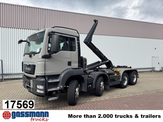 MAN TGS 35.480 8x4 BL, Meiller RK 30.62 bis 6,5 m - Hook lift truck: picture 1 MAN TGS 35.480 8x4 BL, Meiller RK 30.62 bis 6,5 m - Hook lift truck: picture 1