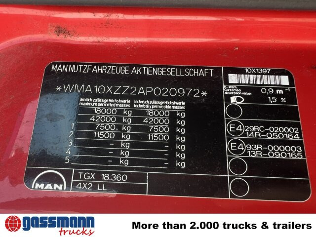 MAN TGX 18.360 4X2 LL, Fahrschule - Box truck: picture 4 MAN TGX 18.360 4X2 LL, Fahrschule - Box truck: picture 4