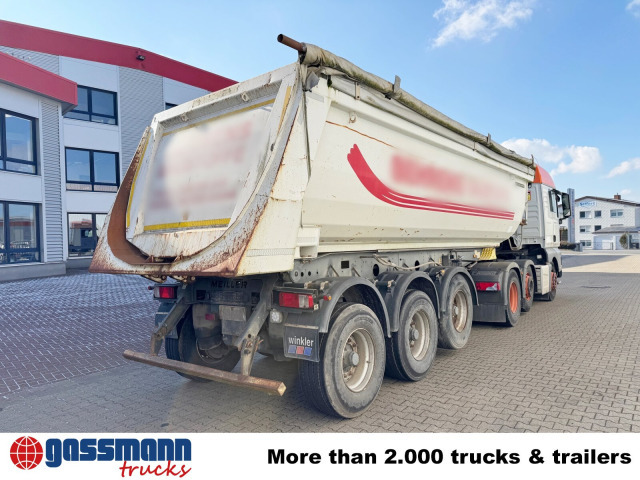 Tipper semi-trailer Meiller MHPS 12/27, Stahlmulde ca. 26m³, Liftachse: picture 8